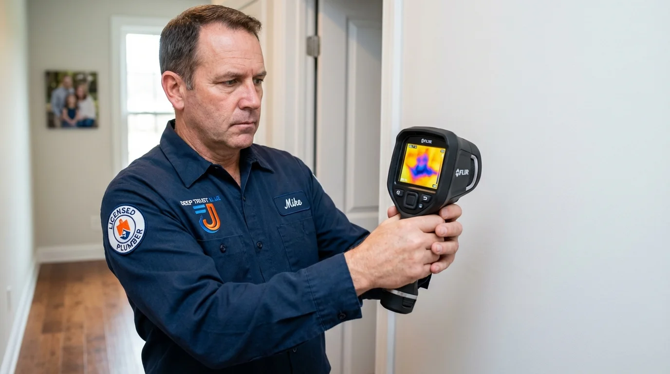 Thermal imaging leak detection by Johns Plumbing LLC in Chenoa